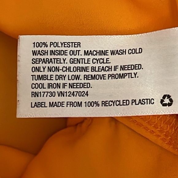 Silky a new day High-rise EXTRA Wide-leg Trousers ORANGE Women’s Sz 17 flowing - Picture 16 of 16